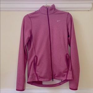 Dri-fit full zip Nike layering piece with pockets